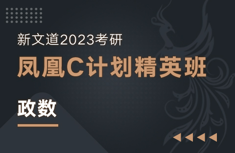 2023考研凤凰C计划精英班（政数）