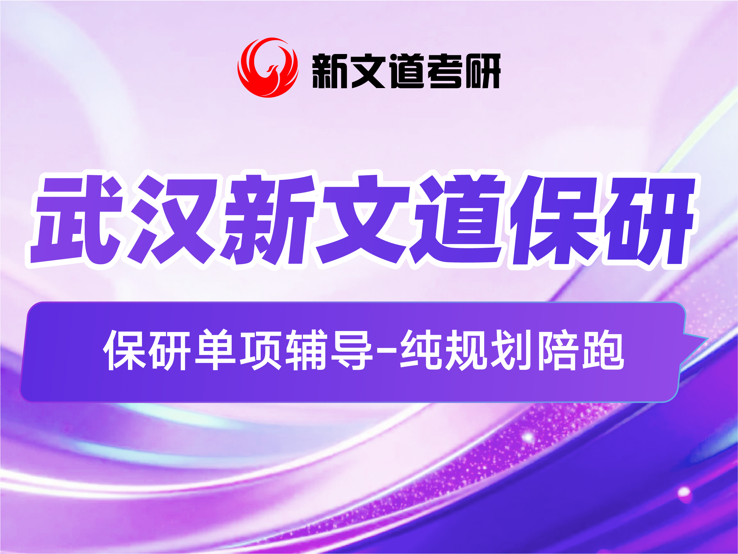 【武汉新文道保研】保研单项辅导-纯规划陪跑